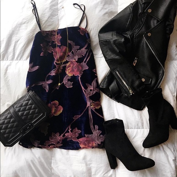 Dresses & Skirts - Velvet Slip Dress